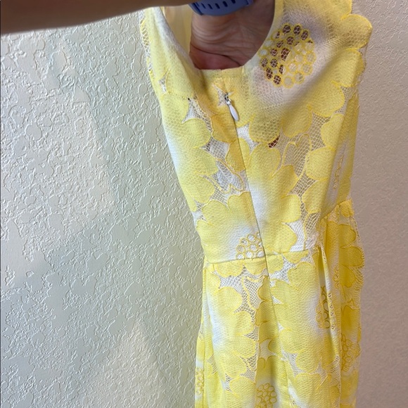 Plenty by Tracy Reese Yellow Floral Lace Dress - Picture 7 of 12